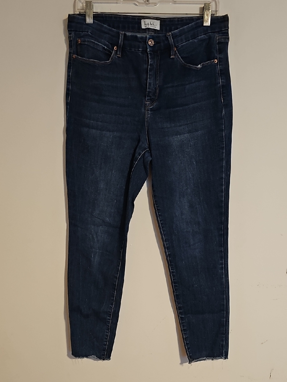 Nicole Miller Dark Navy High-Rise Skinny Jeans